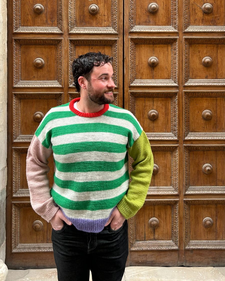 Holger Sweater Man Petiteknit - Udprintet opskrift