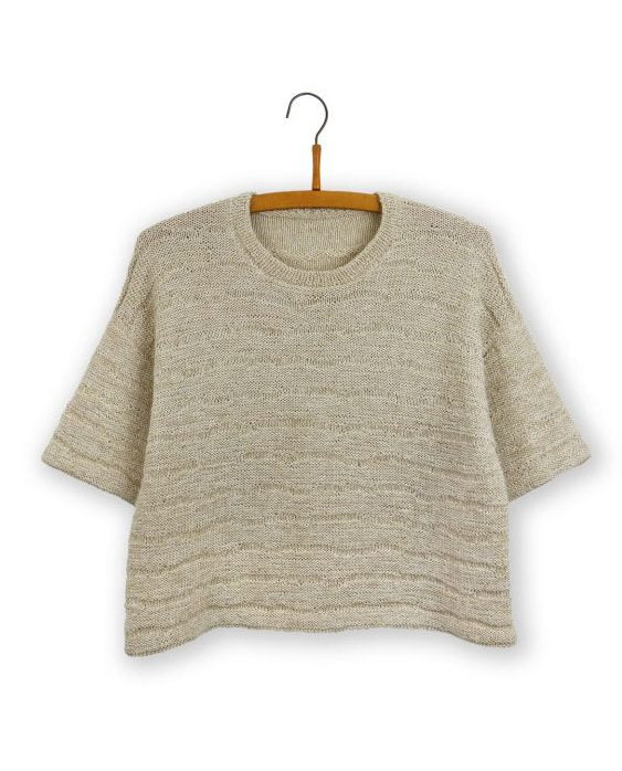 Tide_Loop_Tee // Isager Breeze kollektion - Garnpakke