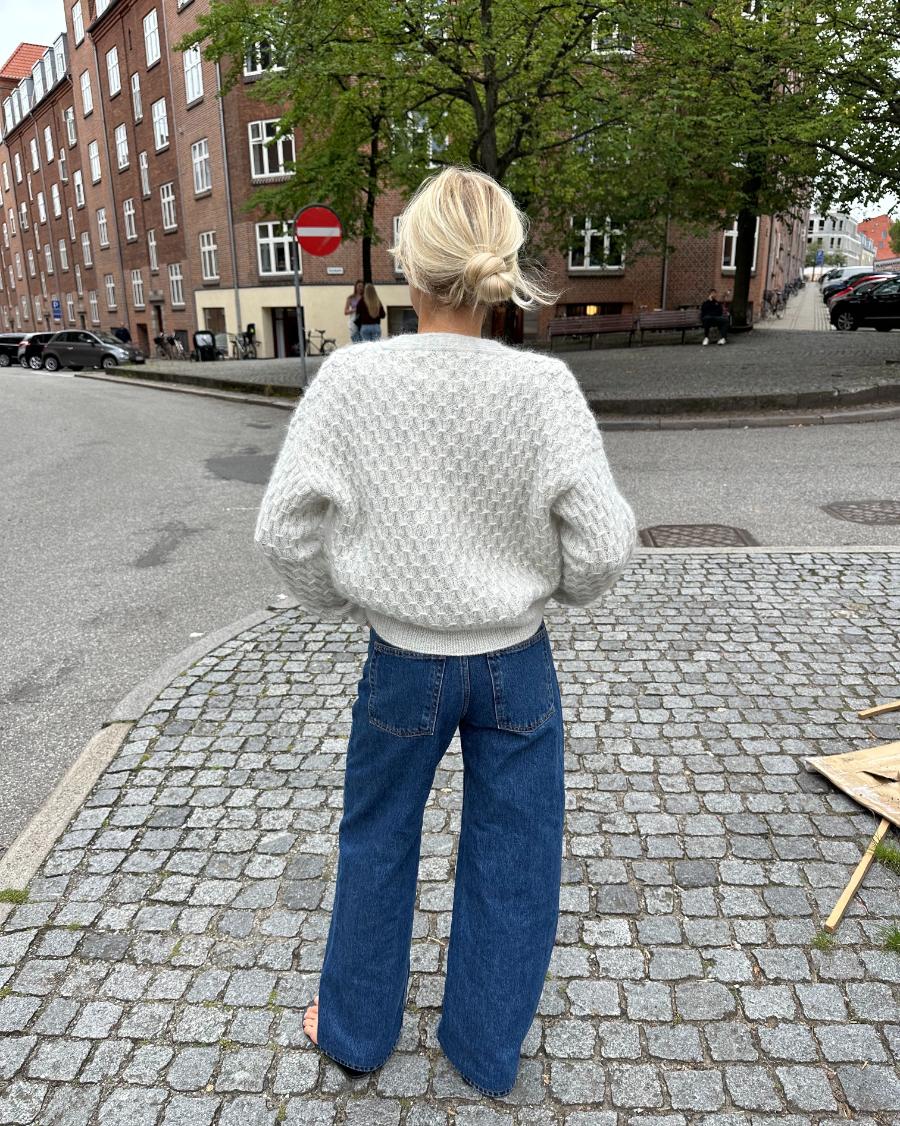 Jenny Jacket V-neck Petiteknit - Udprintet opskrift