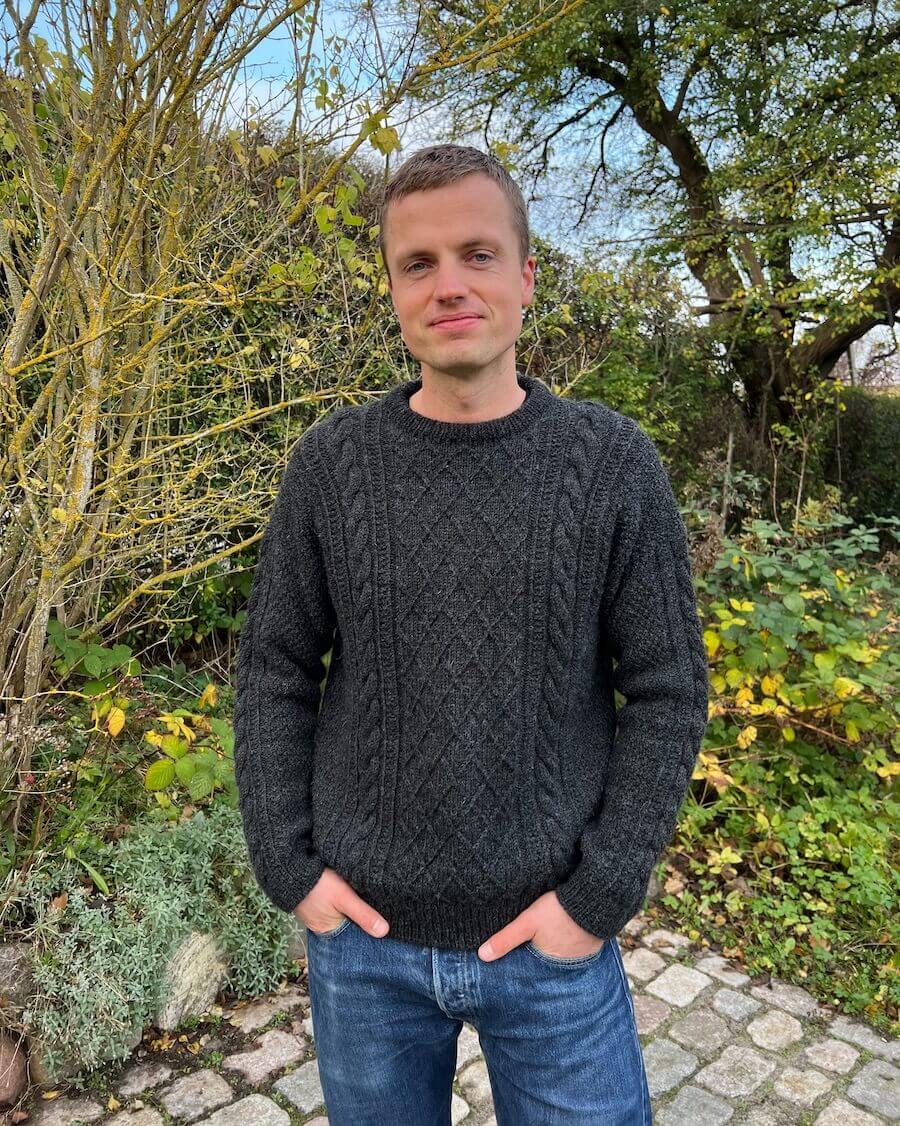 Moby Sweater Man Petiteknit - Udprintet opskrift