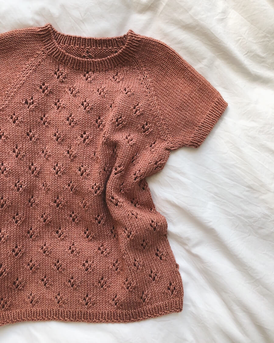 Rigmors Sommerbluse Junior Petiteknit - Udprintet opskrift