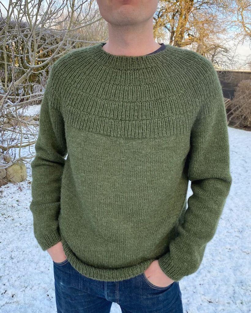 Ankers Trøje - My Boyfriend's Size // Petiteknit - Strikkekit