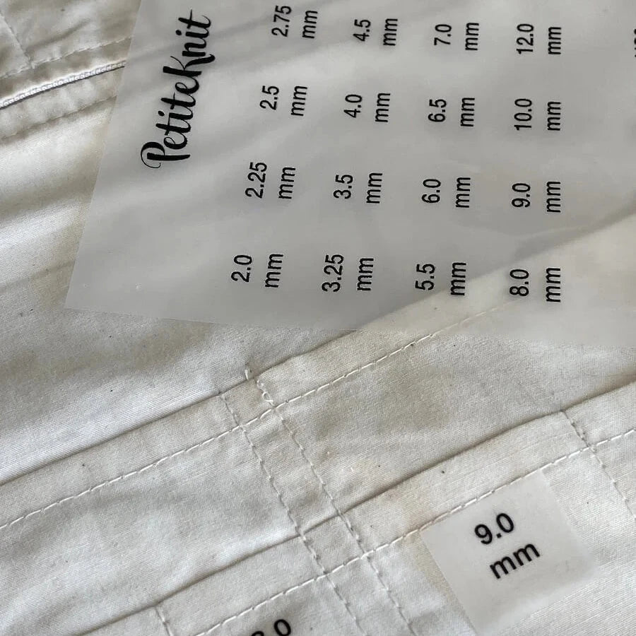 Strygemærker til Knitters Needle Case