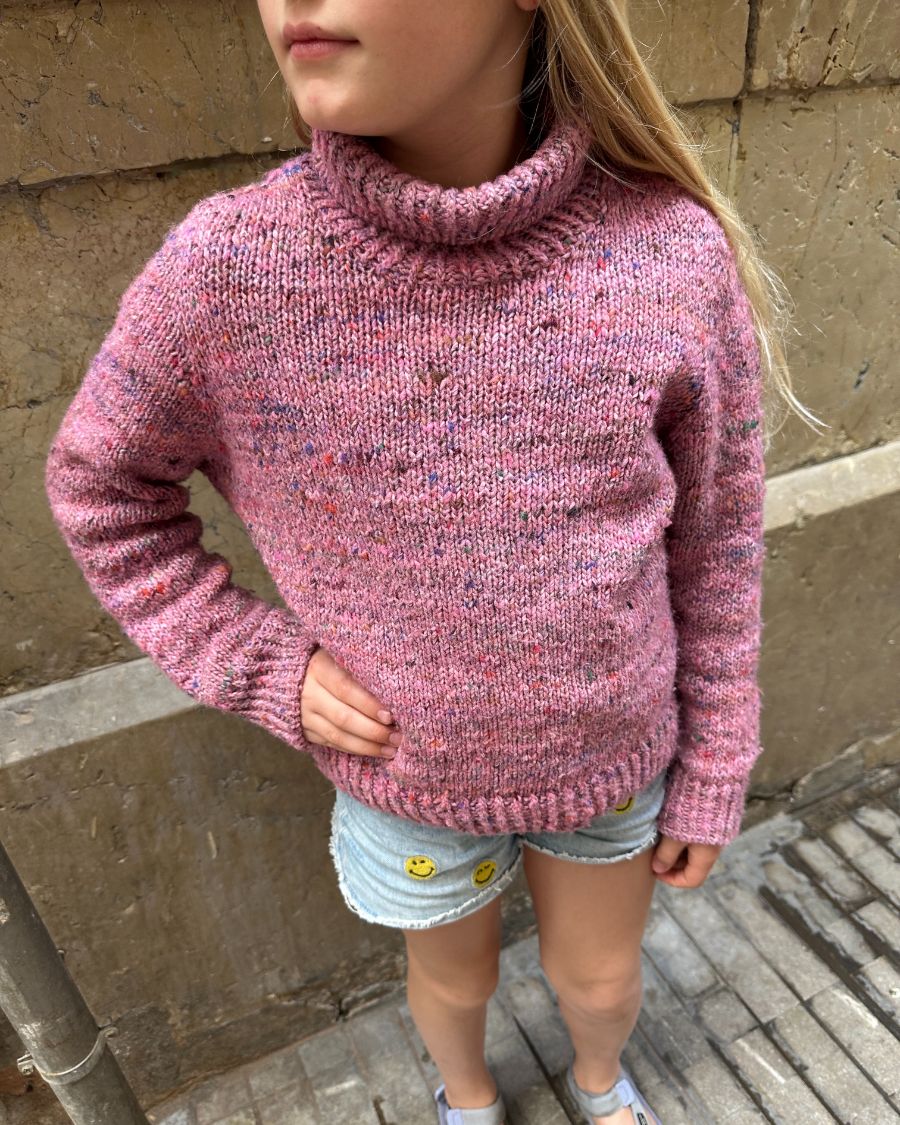Terrazzo Sweater Junior // Petiteknit - Strikkekit
