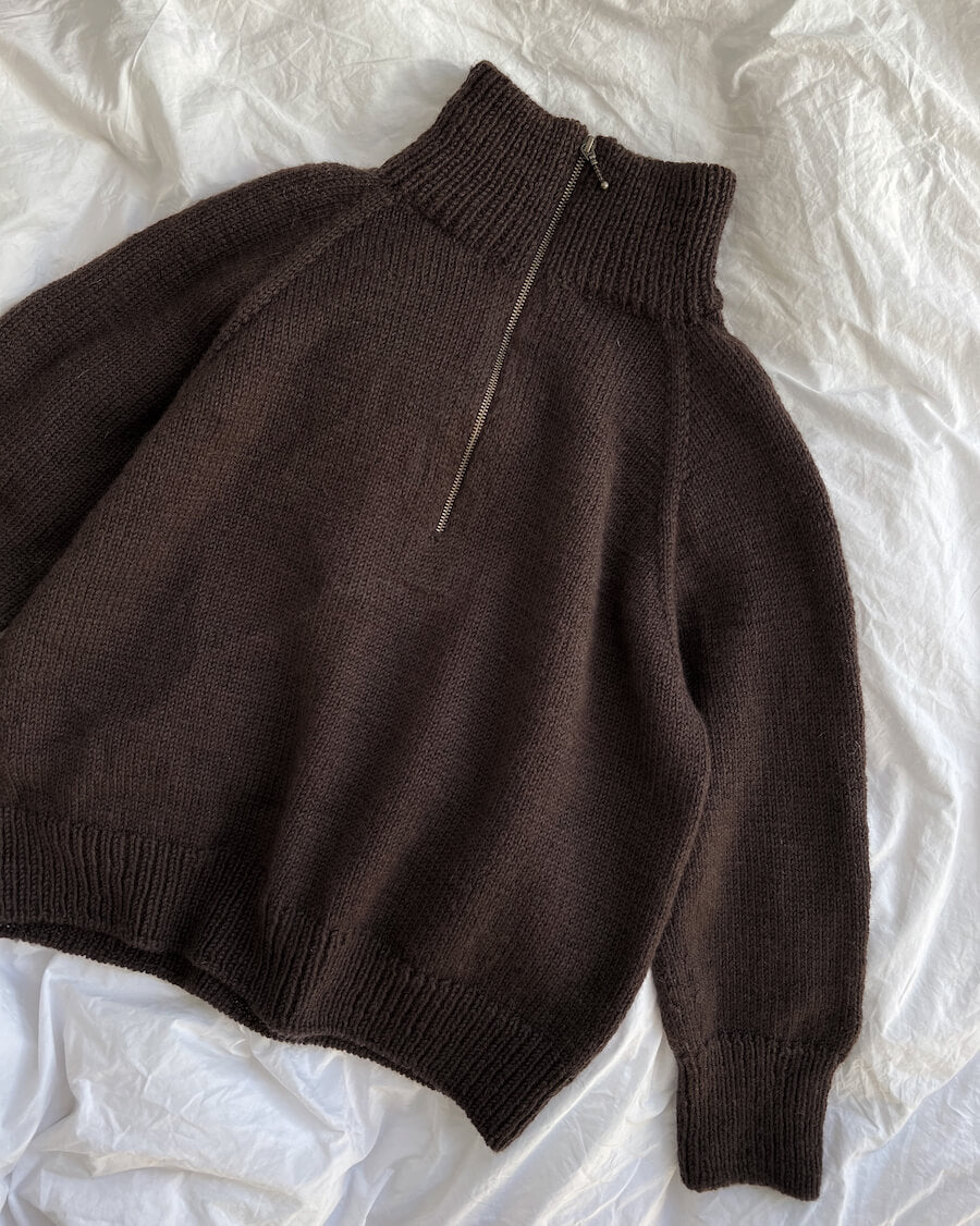 Zipper Sweater Light Petiteknit - Udprintet opskrift